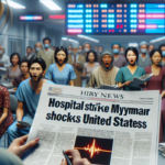 alt_text: News headline about a strike at a Myanmar hospital shocks the United States.