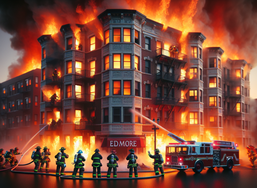 Edmore Apartment Fire Shatters a Quiet Dawn