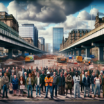alt_text: M8 bridge construction delays cause frustration among Glasgow residents.