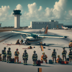 alt_text: Small plane landing at Miami Airpark, highlighting unnoticed aviation risks and safety concerns.