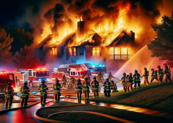 Night Blaze Tests Blue Valley Area Resilience