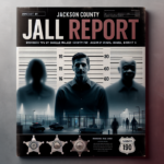 alt_text: "Chart showing reasons for bookings at Jackson County Jail with percentage breakdowns."