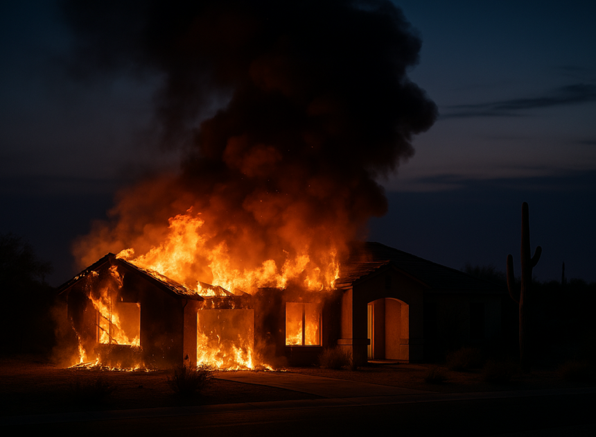 Content Context of a Phoenix Pre‑Dawn Inferno
