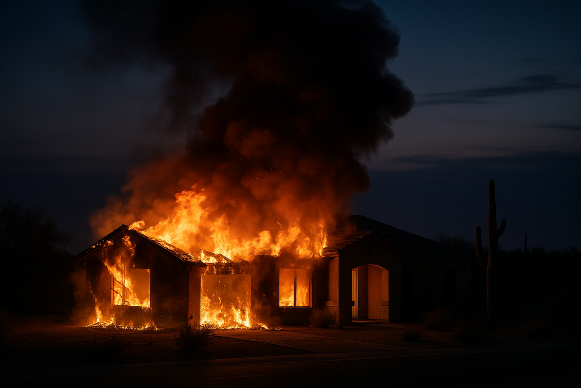 Content Context of a Phoenix Pre‑Dawn Inferno