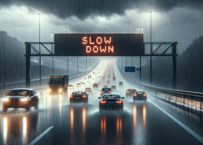 Slow Down: Smart Driving in Heavy Rain