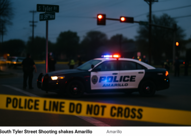 South Tyler Street Shooting Shakes Amarillo