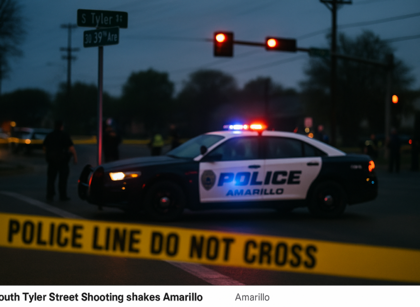 South Tyler Street Shooting Shakes Amarillo