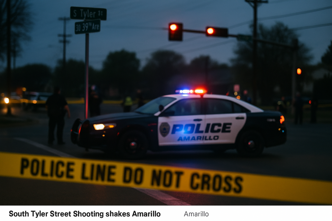 South Tyler Street Shooting Shakes Amarillo