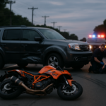 alt_text: "Motorcycle accident in St. James prompts community safety discussions and concerns."
