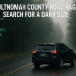 alt_text: Dark SUV involved in Multnomah County road rage incident, under investigation.